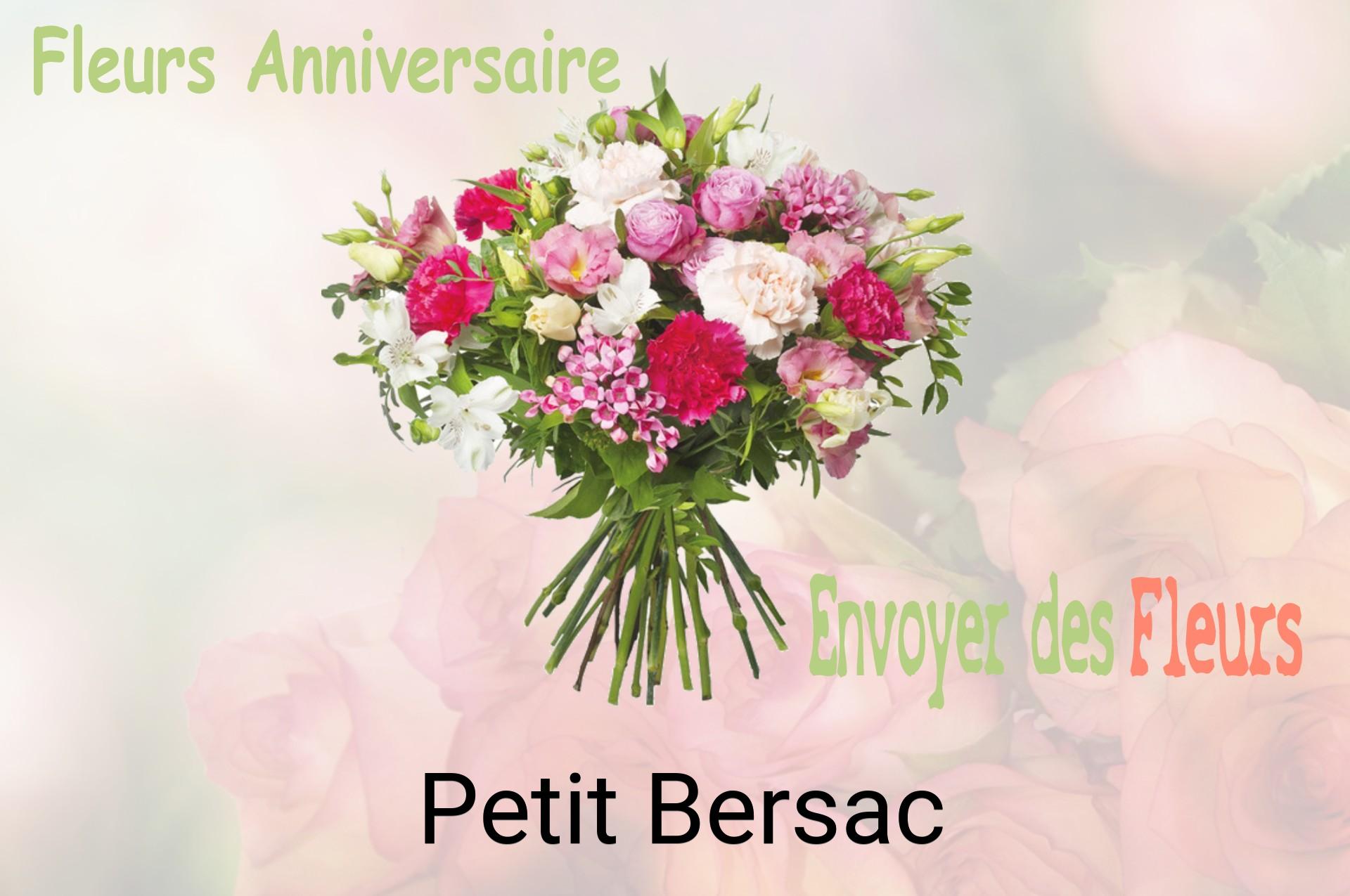 Bouquet de fleurs d’anniversaire livré à Petit-Bersac