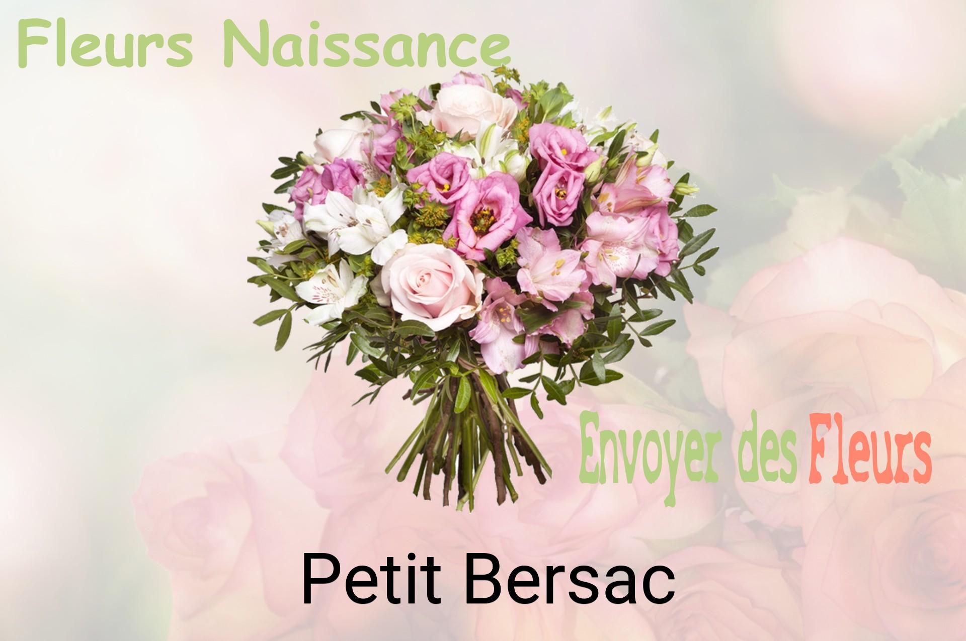Bouquet de fleurs de naissance livré à Petit-Bersac